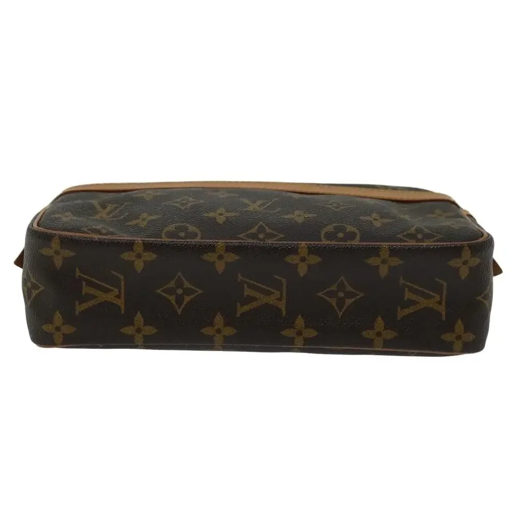 Louis Vuitton Monogram Compiegne 23 Clutch Bag Brown